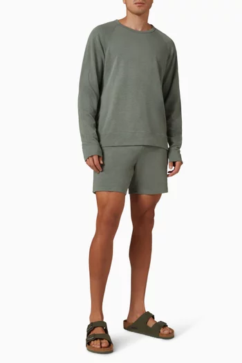 Drawstring Shorts in Slub Terry