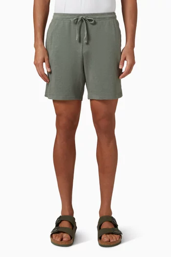 Drawstring Shorts in Slub Terry