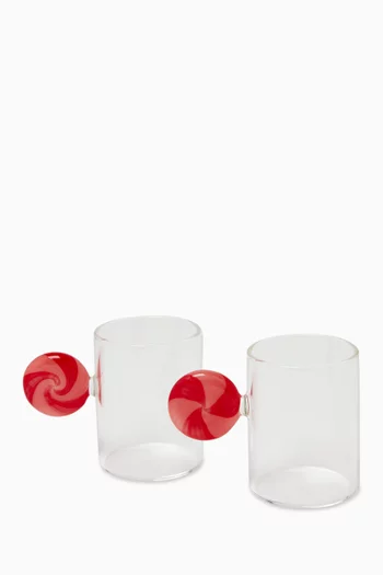 Swirl Espresso Cups, Set of 2