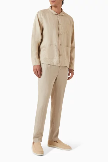 Overshirt in Linen