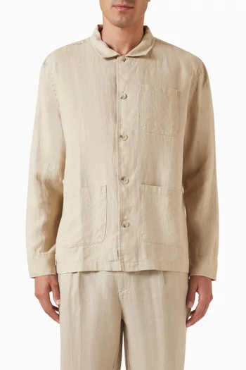 Overshirt in Linen