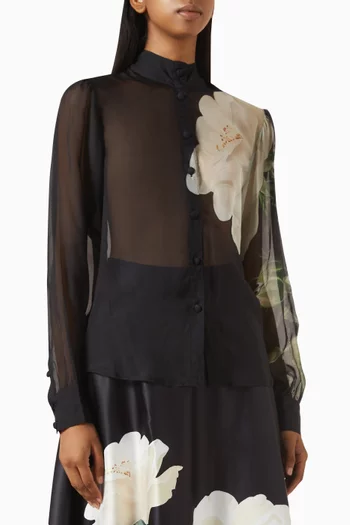 بلوزة الما فيسكوز وحرير