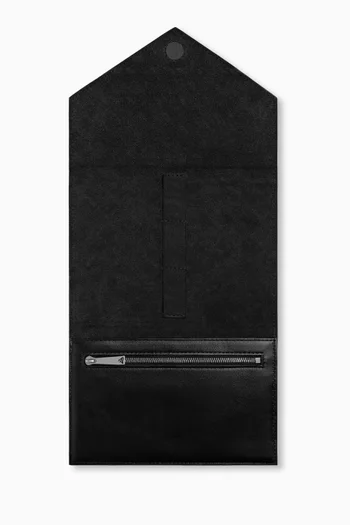 Roll-on Cable Case in Intrecciato Leather