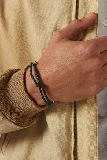 Braided Bracelet in Nappa Leather