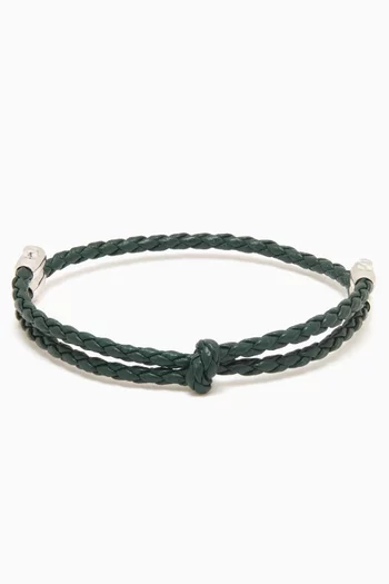 Braided Bracelet in Nappa Leather