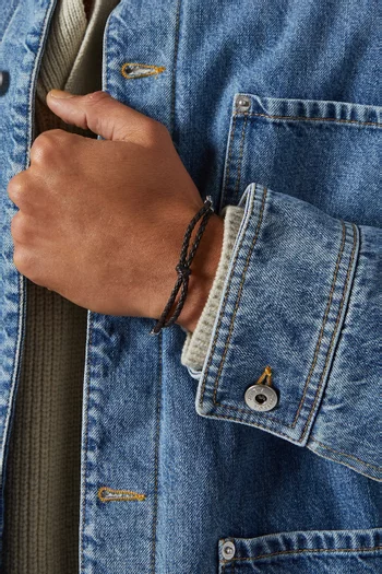 Braided Bracelet in Nappa Leather