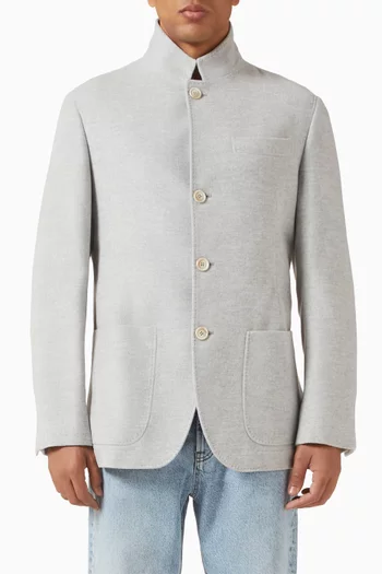 Blazer-style Jacket in Cashmere