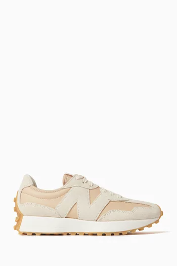 سنيكرز 327 بشعار الماركة شمواه وجلد