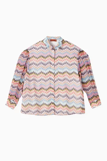 Zig Zag Print Shirt