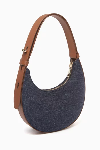 Mini Delizia Shoulder Bag in Denim