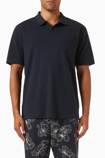 تي شيرت بولو جوني نسيج شبكي