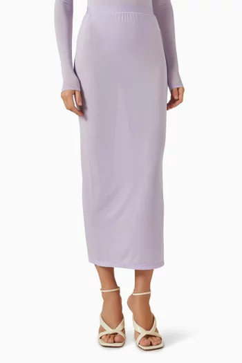 تنورة بقصة ضيقة شفافة