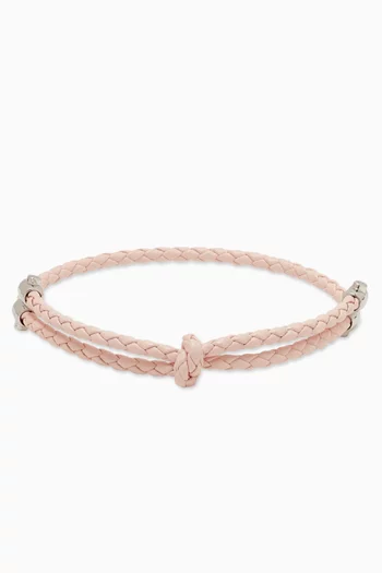 Braided Bracelet in Nappa Leather