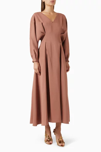 فستان أمايا مزيج صوف