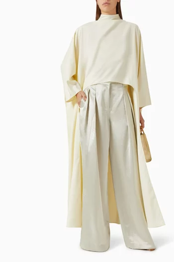 بنطال بطيّات مزدوجة