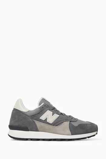 x AURALEE 475 Sneakers in Mesh & Suede