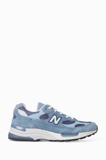 Made in USA 992 Sneakers in Mesh & Suede