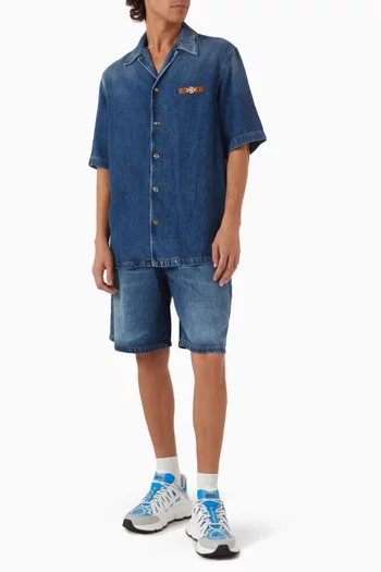 Medusa Biggie Shirt in Denim
