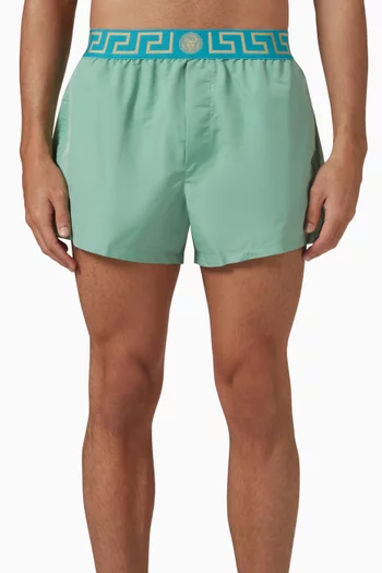 Greca Border Swim Shorts