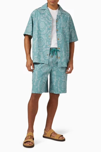 Barocco Shirt in Chambray Denim