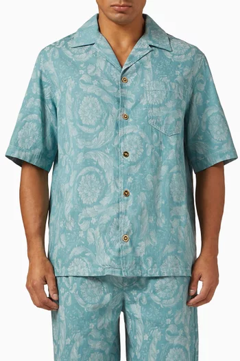 Barocco Shirt in Chambray Denim
