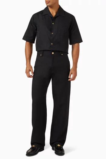 Button-up Shirt in Poplin