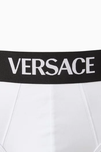 سروال داخلي بشعار الماركة قطن مطاطي