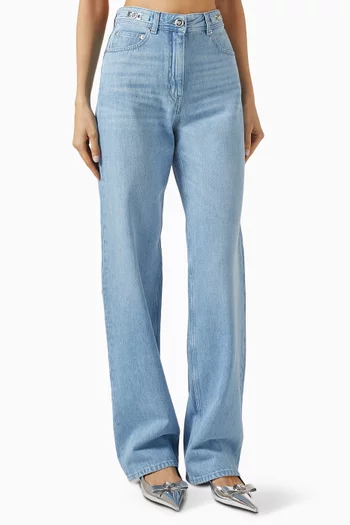Medusa High-waisted Jeans in Denim