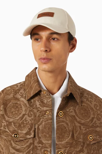 Logo Cap in Denim