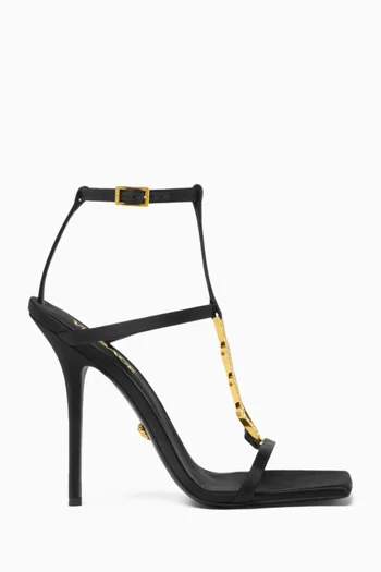 105 Chain Sandals in Satin