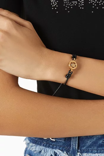 Medusa 95 Bracelet in Leather