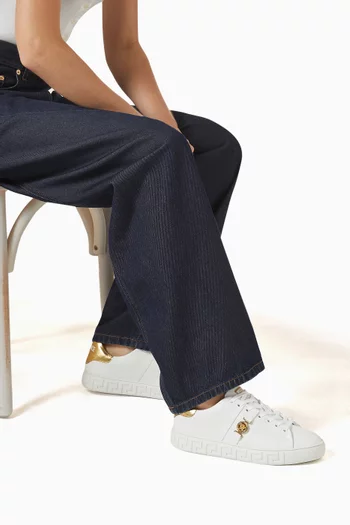 Medusa Biggie Greca Sneakers in Nylon