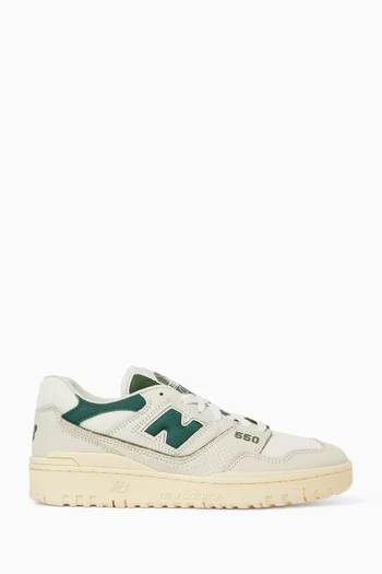 BB550 Low-top Sneakers in Leather & Mesh