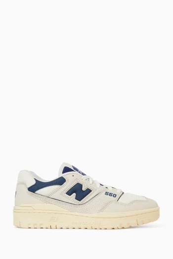 BB550 Low-top Sneakers in Leather & Mesh