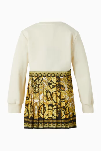 Barocco Print Dress