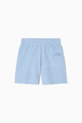 Barocco Jacquard Shorts in Towelling
