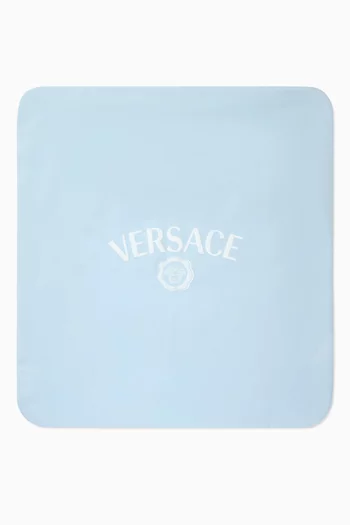 Logo Blanket in Cotton