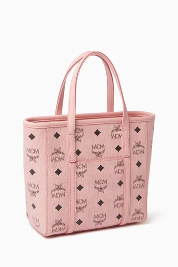 Mini Toni Shopper Tote in Visetos Canvas