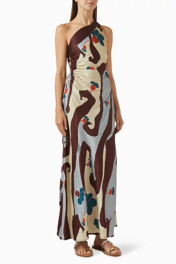 Neysa One-shoulder Dress in LENZING™ Viscose Blend