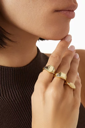 The Signet Stacker Ring Set