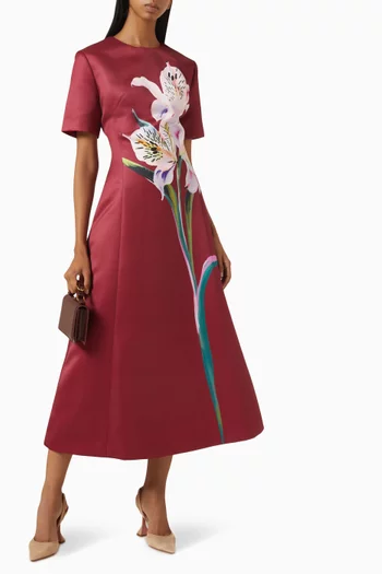 فستان كارولين متوسط الطول