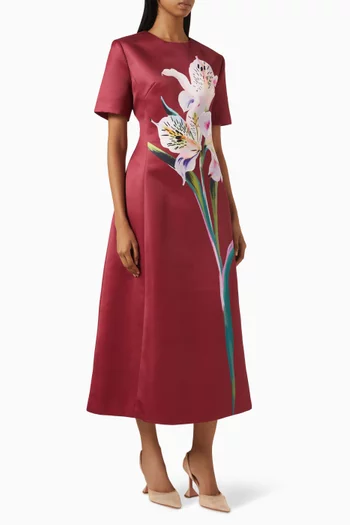 فستان كارولين متوسط الطول