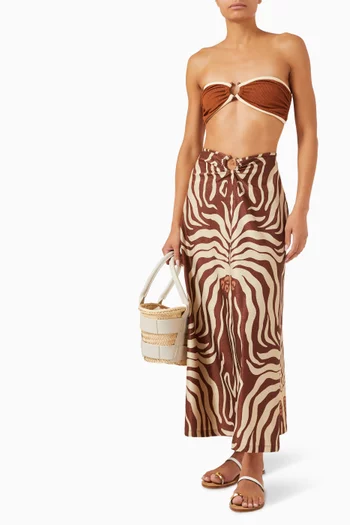 Keel Skirt in Shimmering Lycra