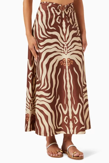 Keel Skirt in Shimmering Lycra