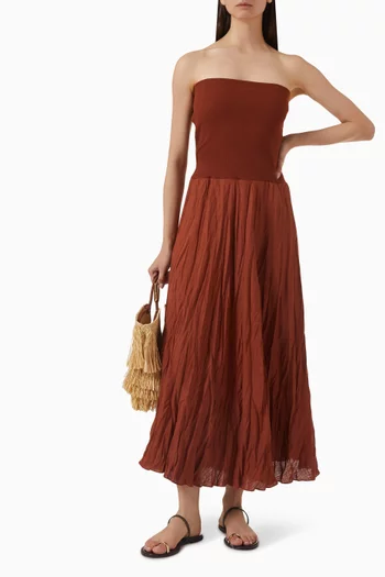 تنورة لايت اند ساوند مزيج كتان عضوي