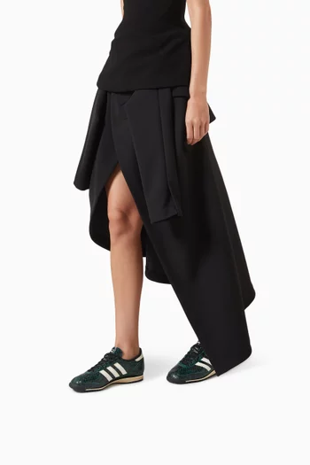 SL 72 OG W Low Top Sneakers in Snake-print Leather