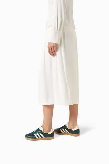 Samba OG W Low Top Sneakers in Snakeskin-print Leather