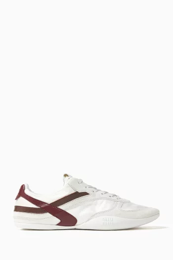 Gymnasium Sneakers in Technical Fabric & Suede
