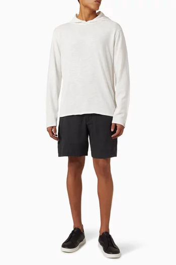 Classic Hoodie in Linen-blend