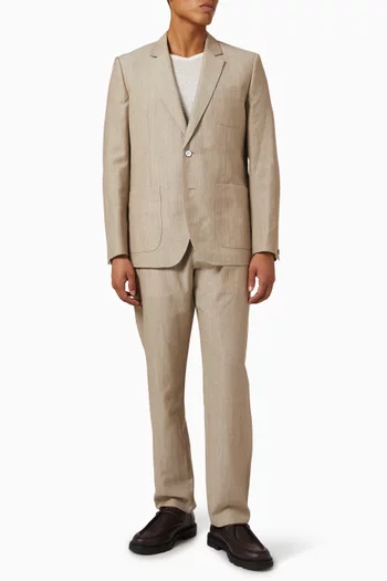 Evan Pants in Linen-blend